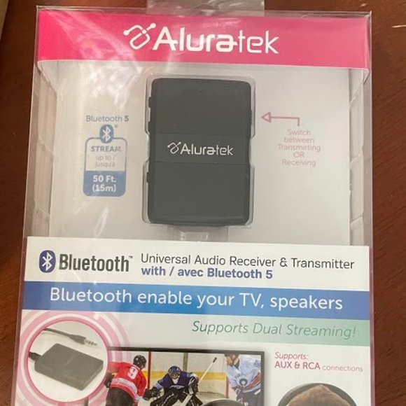 Pack of 2 - Bluetooth Audio Receiver / Transmitter | Bluetooth 5 | 50 ft - Picture 2 of 5